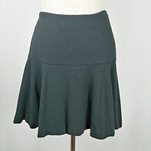 Lauren Ralph Lauren Trumpet Skirt 6 Black Short Jersey Knit Career Classic‎